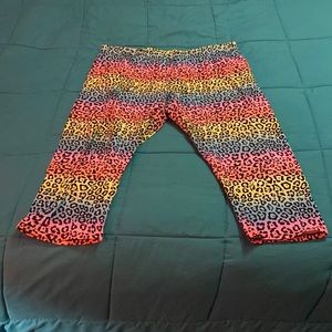 No Boundaries Rainbow Leopard Leggings